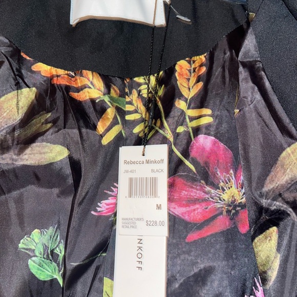 NWT, Rebecca Minkoff Black Coat, Size Medium - Picture 6 of 8